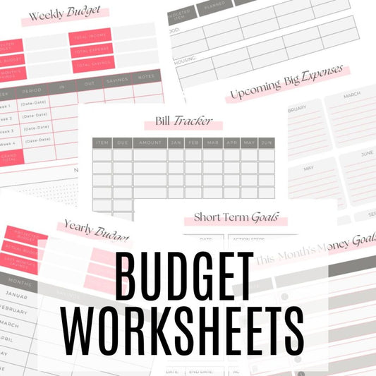 Budget Worksheets