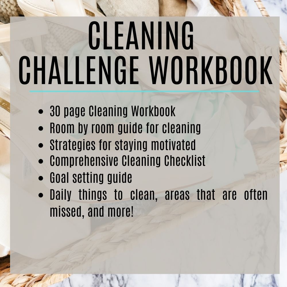 7 Day Cleaning Challenge Workbook