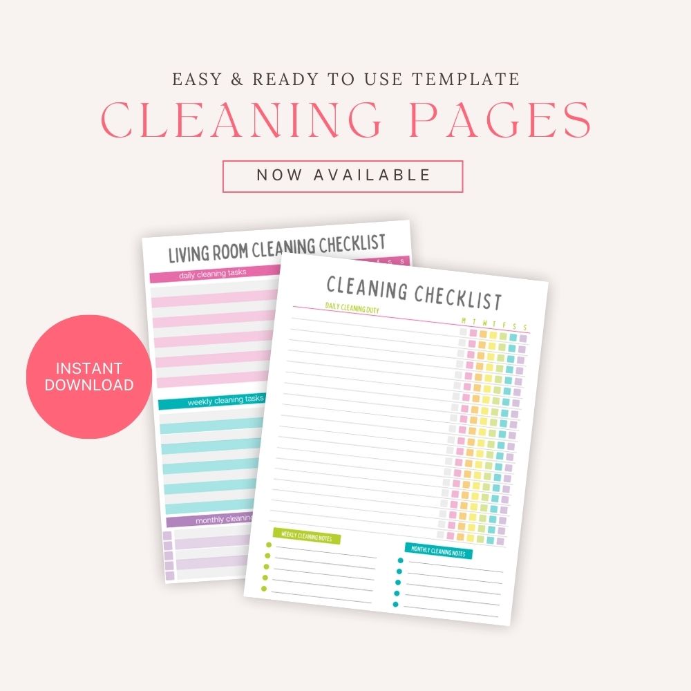 Whole House Deep Cleaning Checklists – Frugally Blonde